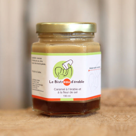 Caramel à l’érable et à la fleur de sel du Québec