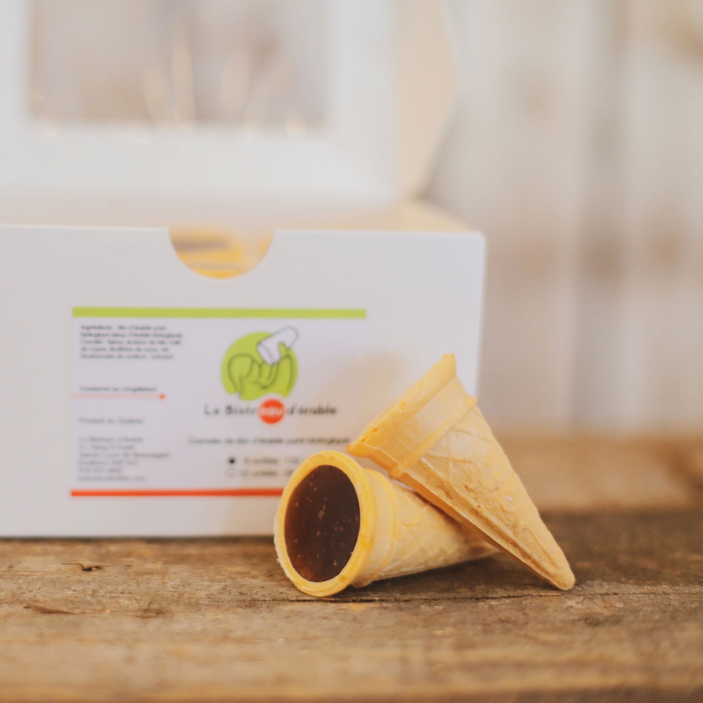 Cornets de tire d’érable du Québec