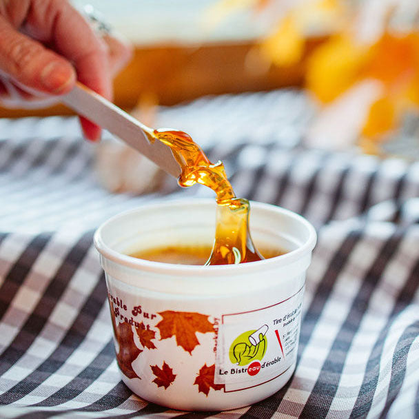 Organic Maple Taffy from Quebec