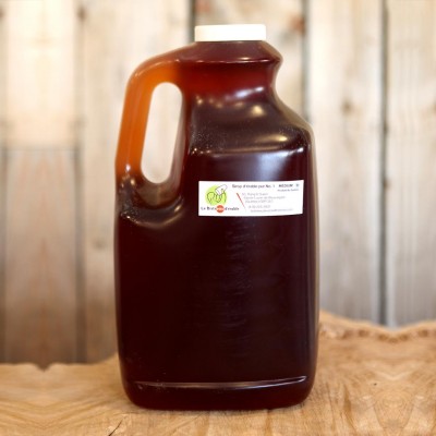 4 Litre jug of organic maple syrup 