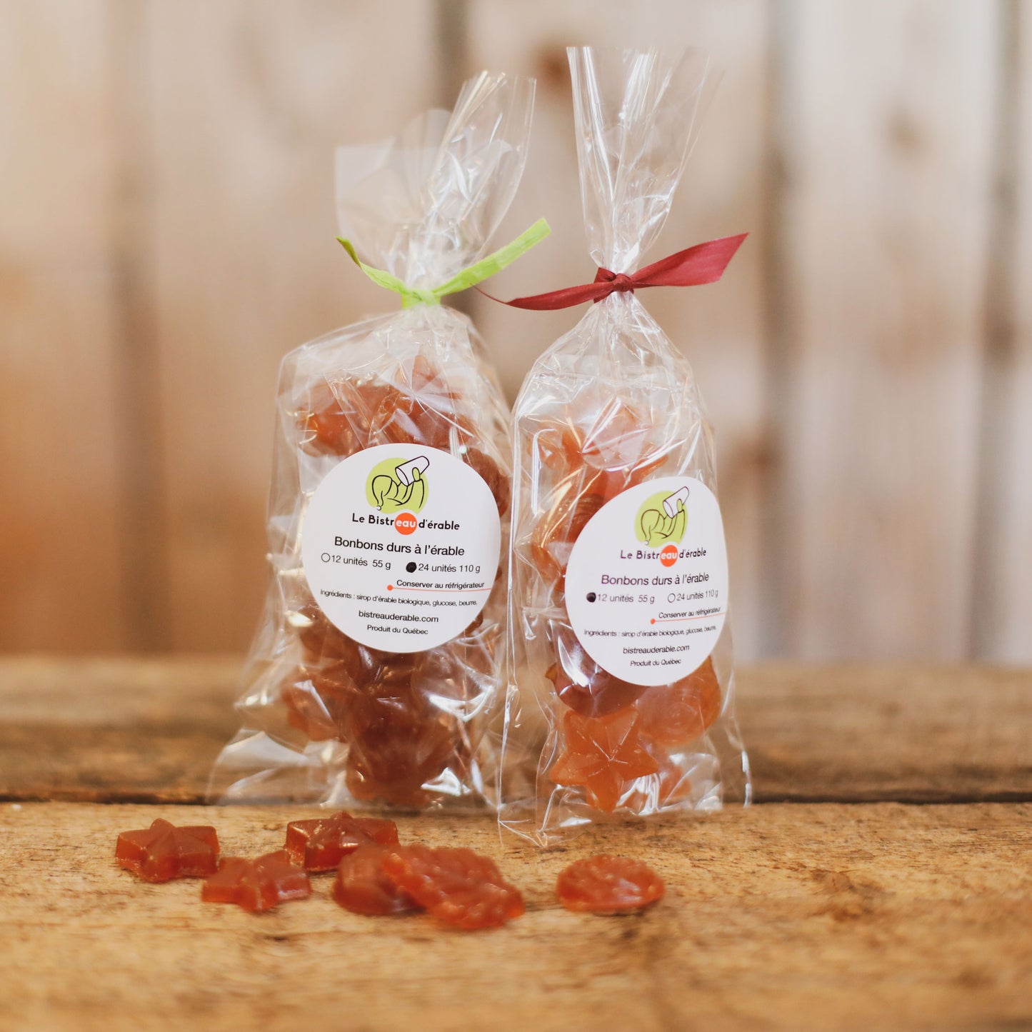 Bonbons durs à l’érable du Québec